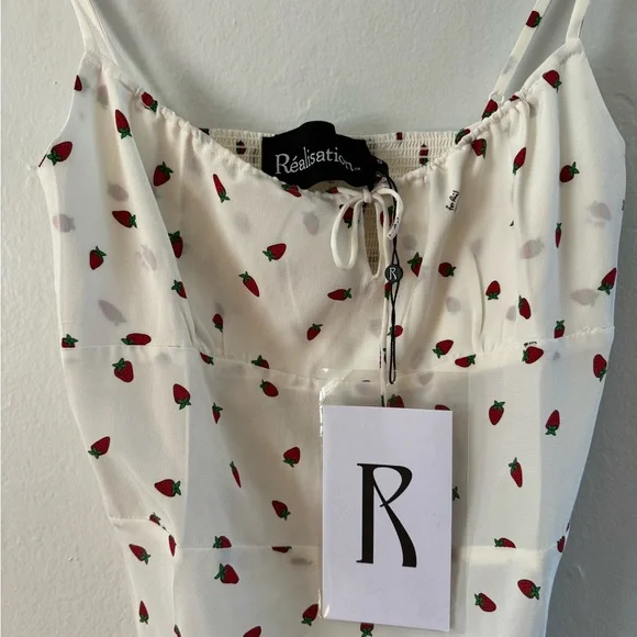 Realisation Par White Dress with Red Polka Dots - Picture 7 of 10